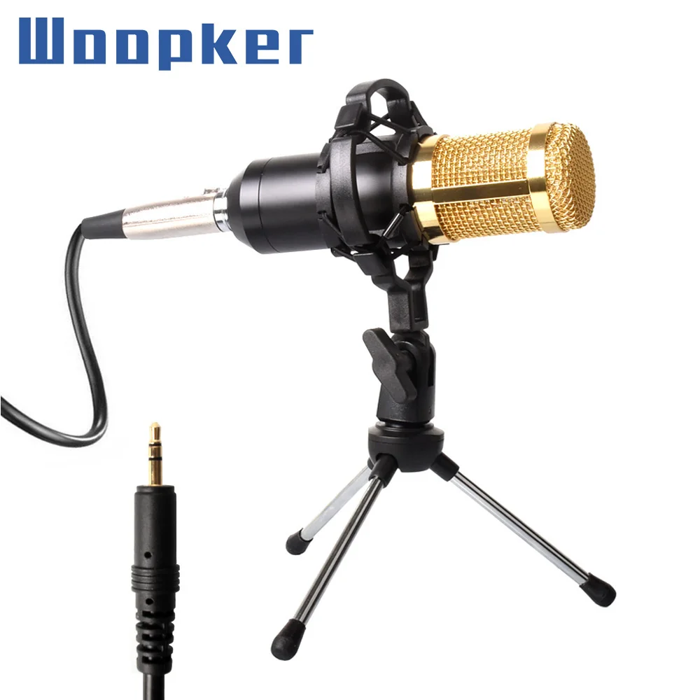 Tanio Profesjonalny BM-800 Mikrofon kondensujący z amortyzatorem Mikrofon Condenseur nagrywanie