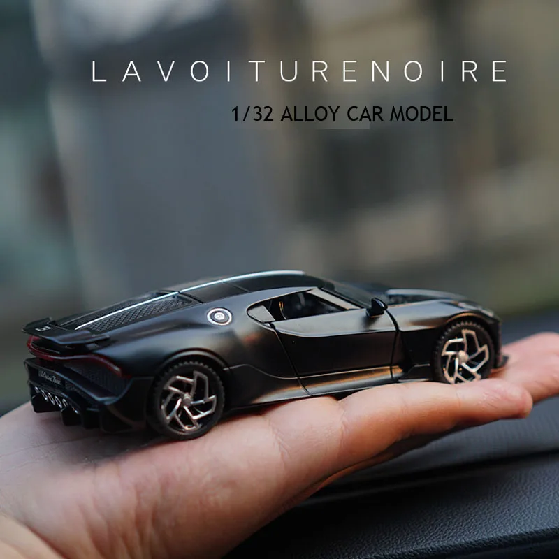 1:32 Bugatti Lavoi ture noire Alloy Car Model Diecasts & Toy Vehicles Car Toy Miniature Scale Model Car Toys Children Kids Gifts