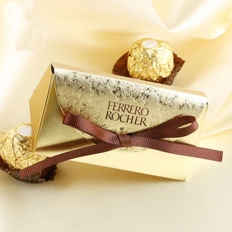 Ferrero Rocher коробки, свадебные сувениры и подарки коробка Baby Shower Бумага конфеты свадебное оформление коробки милые подарки сумки домашних животных