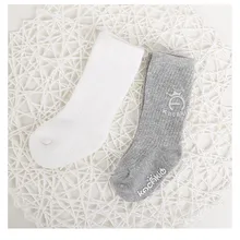 [Детские носки без пятки] весенне-летние однотонные детские носки с сеточкой нескользящая подошва для малышей