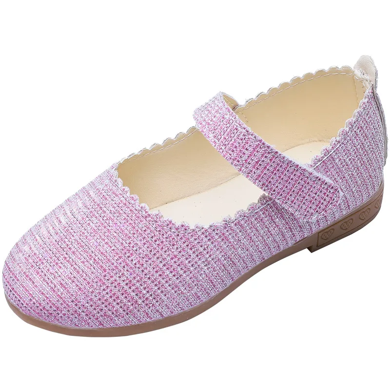 Fashion Baby Girls Shoes Princess Flat 2020 Spring Summer Dance Kids Sandals Sequin Leather Wedding |