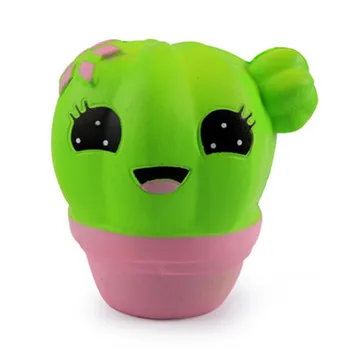 

Creative Cute Cactus Cream Scented Squishy Slow Rising Squeeze Strap Soft Anti-stress Relief Adult Kids Baby Funny Toys Kawaii