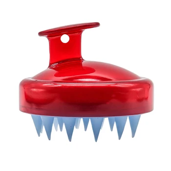 

Wide Tooth Wet Dry Shampoo Brush Easy Storage Bath Handheld Relaxing Silicone Hair Washing Scalp Massager Shower Head Care Body