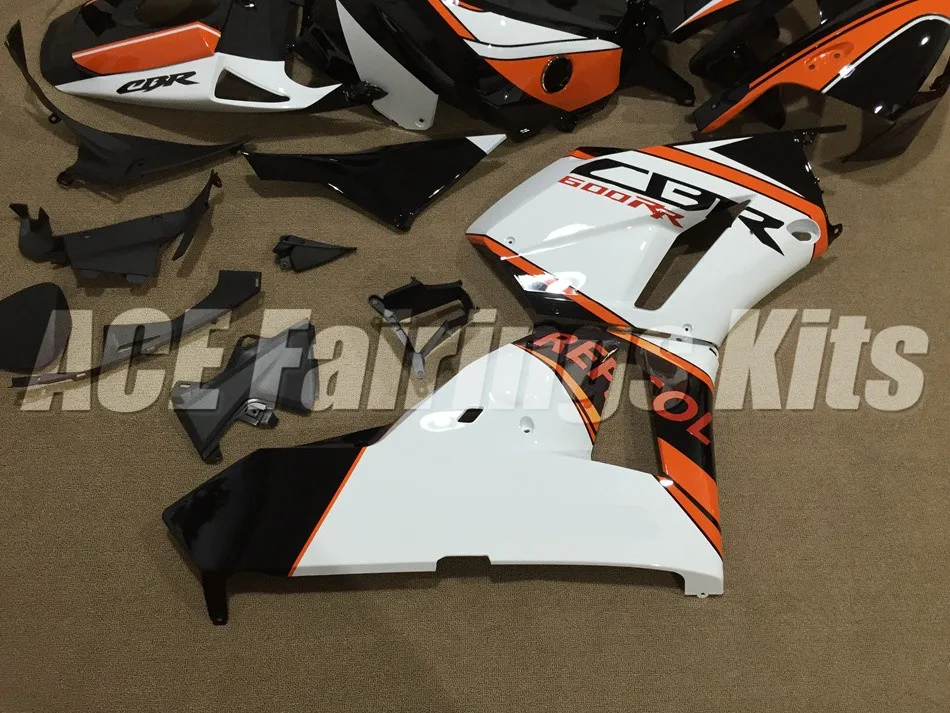 Инъекции ABS полный обтекатель комплект подходит для Honda CBR600RR 13 14 15 16 17 F5 2013 Обтекатели набор на заказ крутой
