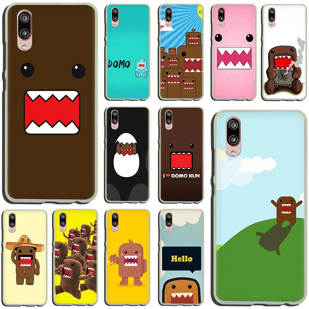 EWAU простой Domo Kun жесткий чехол для телефона huawei P30 P20 P10 P9 P8 Lite Mini Pro smart plus