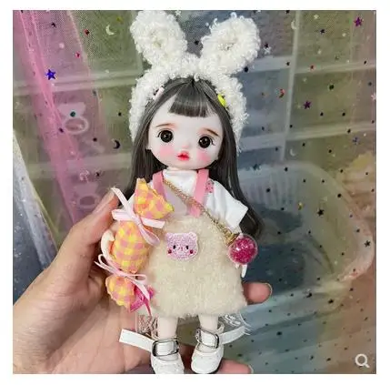 

16 см Blyth кукольные шарнирное тело модные игрушки BJD подарок с Туфли под платье парик Макияж