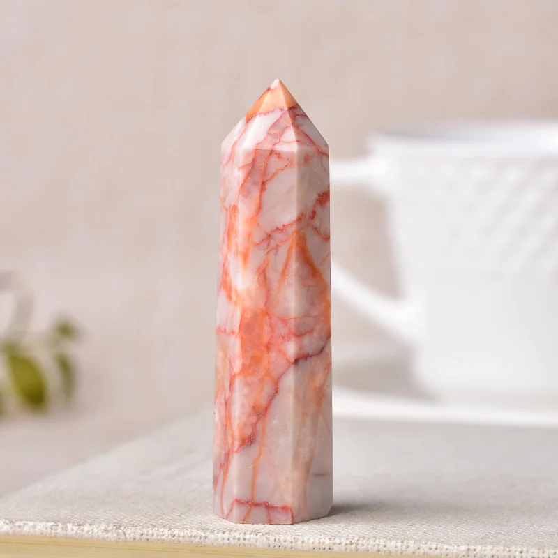 Natural Healing Crystal Point Wand Set – 36 Vibrant Colors of Polished Stone Towers for Energy, Meditation, and Home Décor