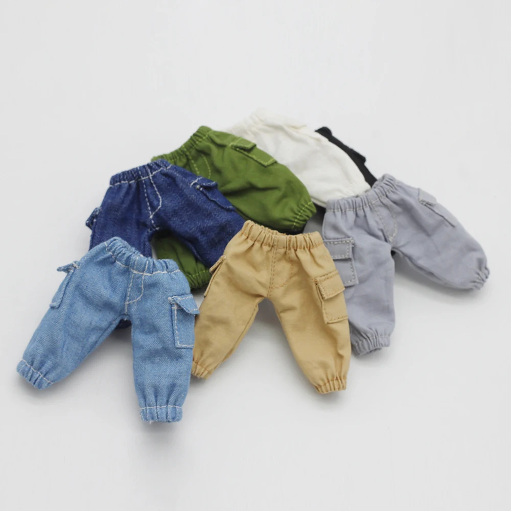 OB11 Dolls Long Overalls Doll Clothes Pant for GSC obitsu11 molly 1/12 bjd Doll Long jeans Accessories Clothing barbie doll clothes,doll clothes accessories,doll clothes,doll accessories