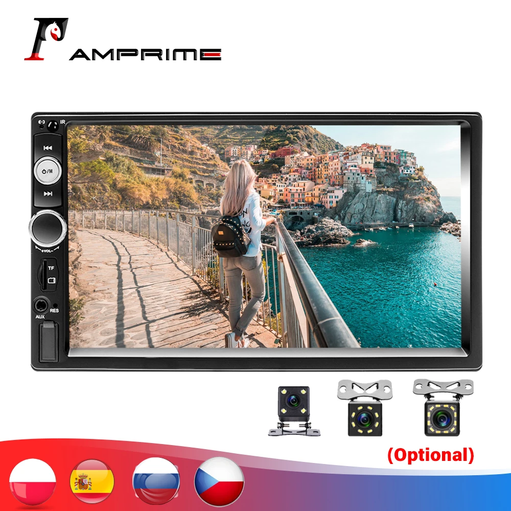 Автомагнитола AMPrime мультимедийный плеер с 7 дюймовым сенсорным экраном Bluetooth