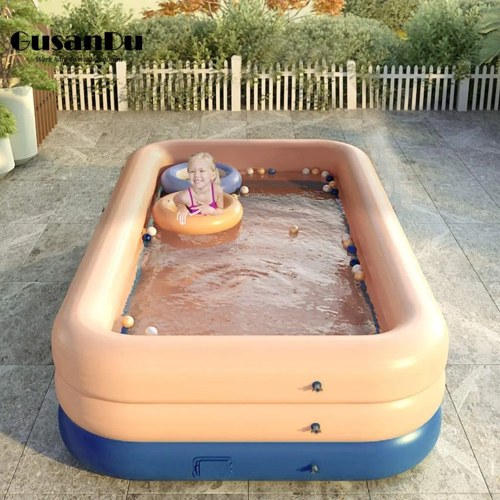 Summer Sunshade Wireless Auto Inflatable Swimming Pool for Family Kids Adults 