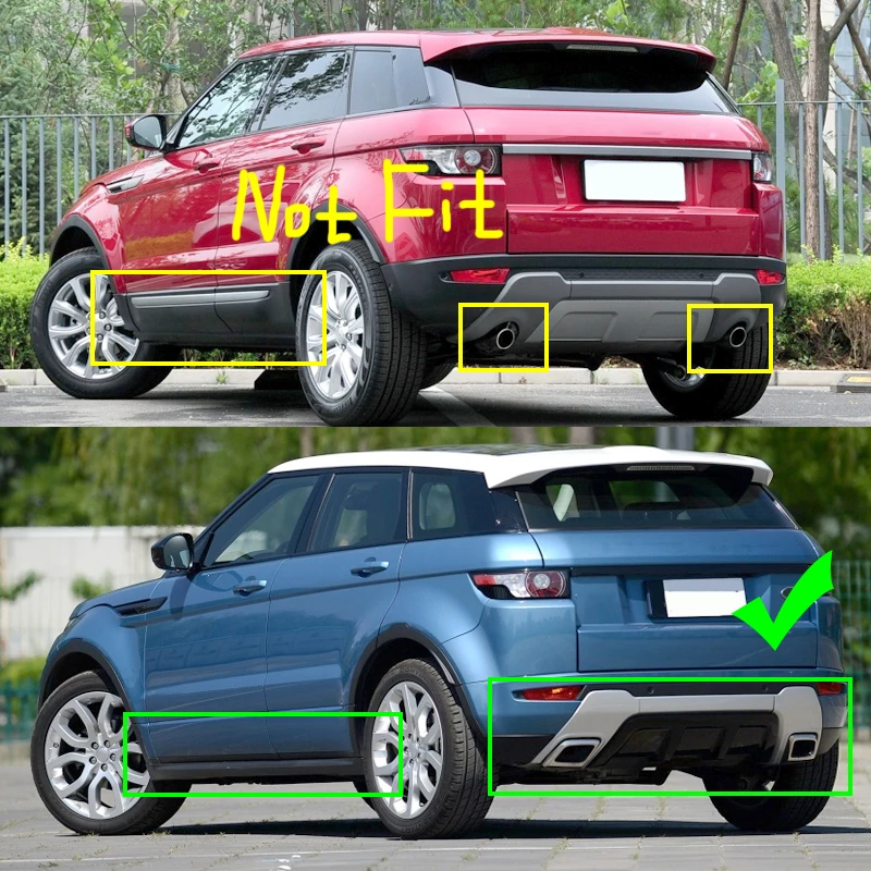 4 Stuks Auto Spatlappen voor Rover Evoque Dynamic 2012