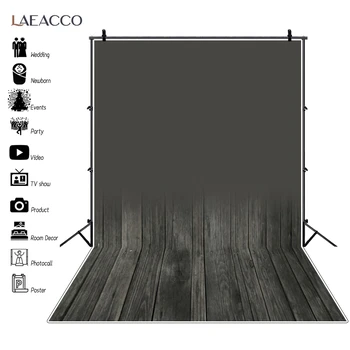 

Laeacco Old Vintage Wood Borad Solid Color Gradient Photography Backdrop Newborn Baby Portrait Photo Background For Photo Studio