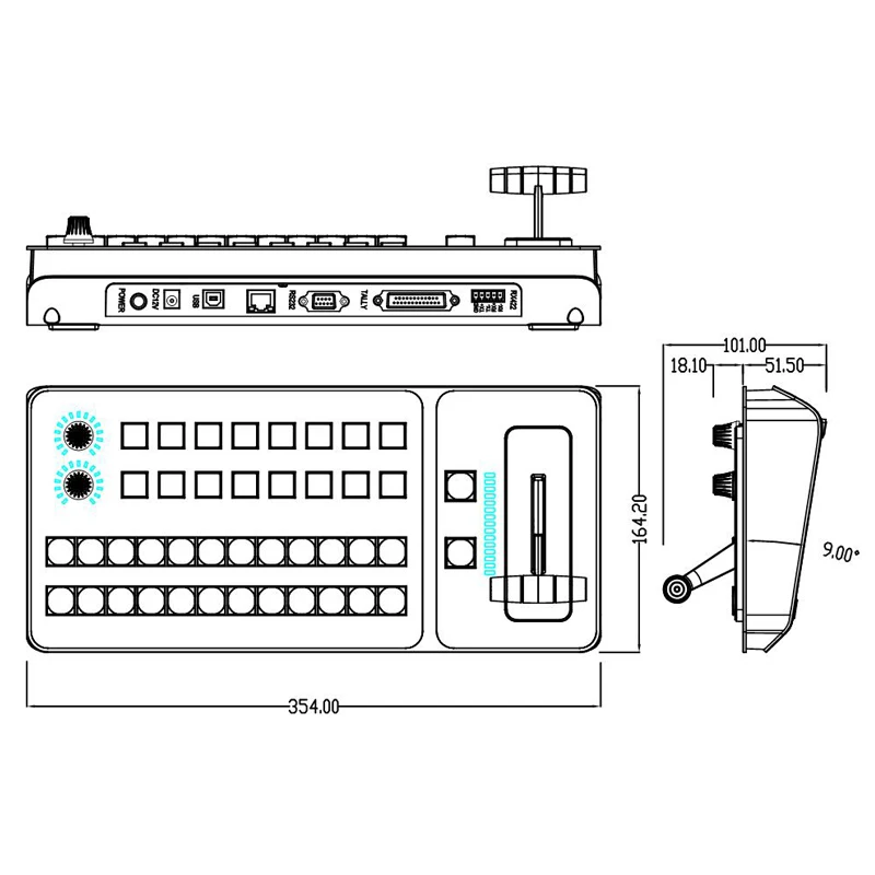 Portable 7 Inch 800 x 480P E-Reader Color Screen