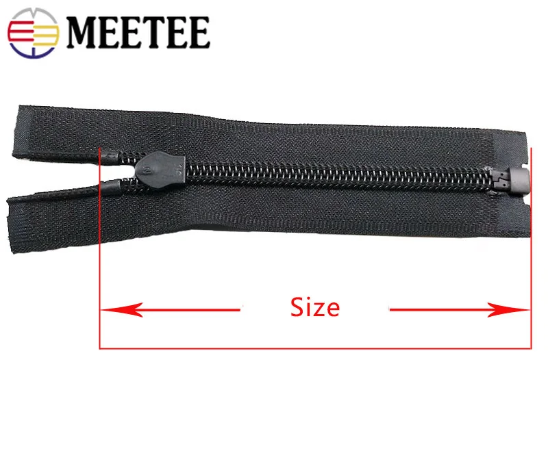 Meetee Американская классификация проводов 2р 25 см закрытые 70/100 см с открытым концом нейлоновая потайная молния с Водонепроницаемый невидимые молнии Декор застежкой-молнией DIY кофр для одежды аксессуары для шитья