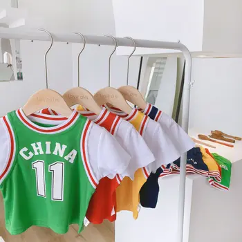 

Boys and Girls Short Sleeve Sets 2020 Summer Baby Fashion Quick-Drying Sets