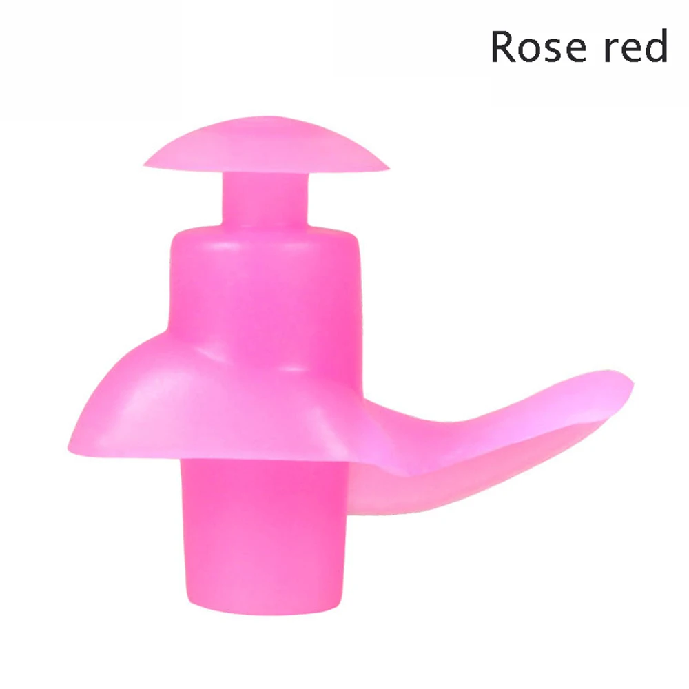 Принадлежности для плавания водонепроницаемые беруши силиконовые беруши для плавания прозрачные оранжевые черные синие мягкие и удобные