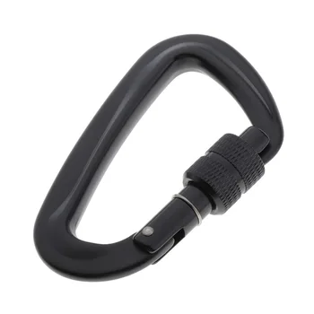 

Locking Carabiners-12KN Aluminium Screw Gate Locking Twist Lock Carabiners - Lightweight Carabiner Clips for Hammock Camping