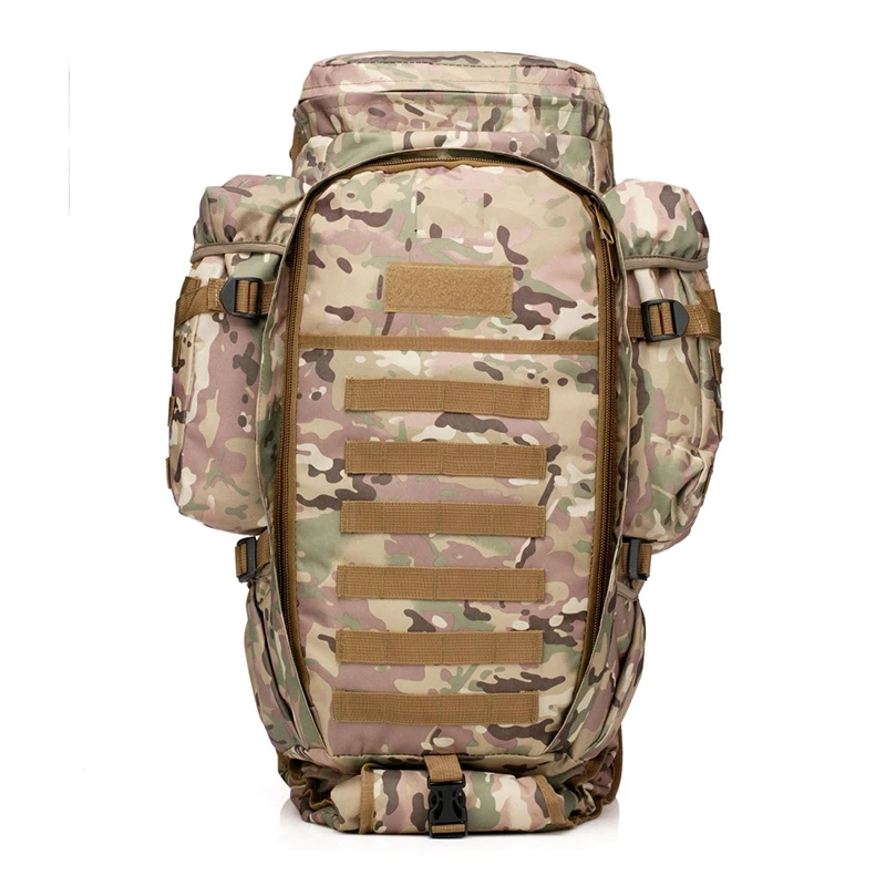  65L Outdoor Backpack Military Tactical Bag Pack Rucksack for Hunting Shooting Camping Trekking Hiki - 4000174689635