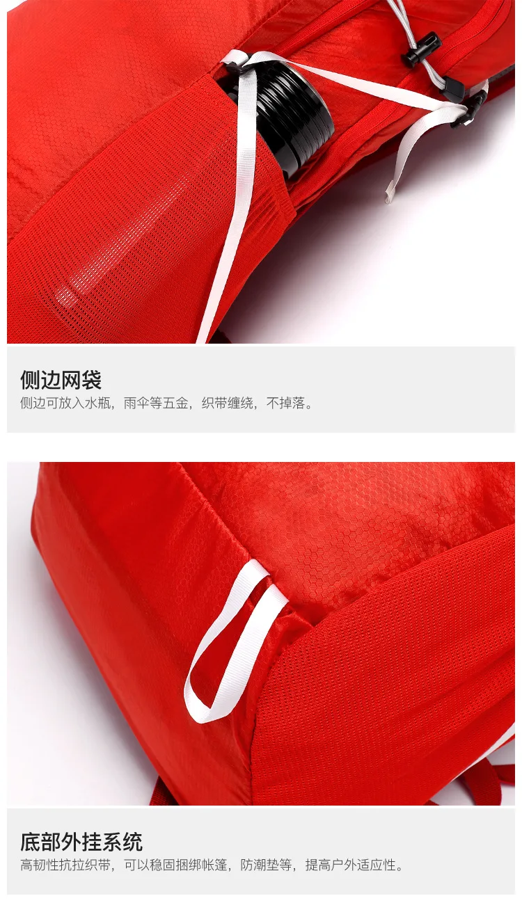 New Style Outdoor Mountaineering Bag Camping Backpack Profession Sports Bag Large Capacity Hiking Backpack Multi-functional Trav