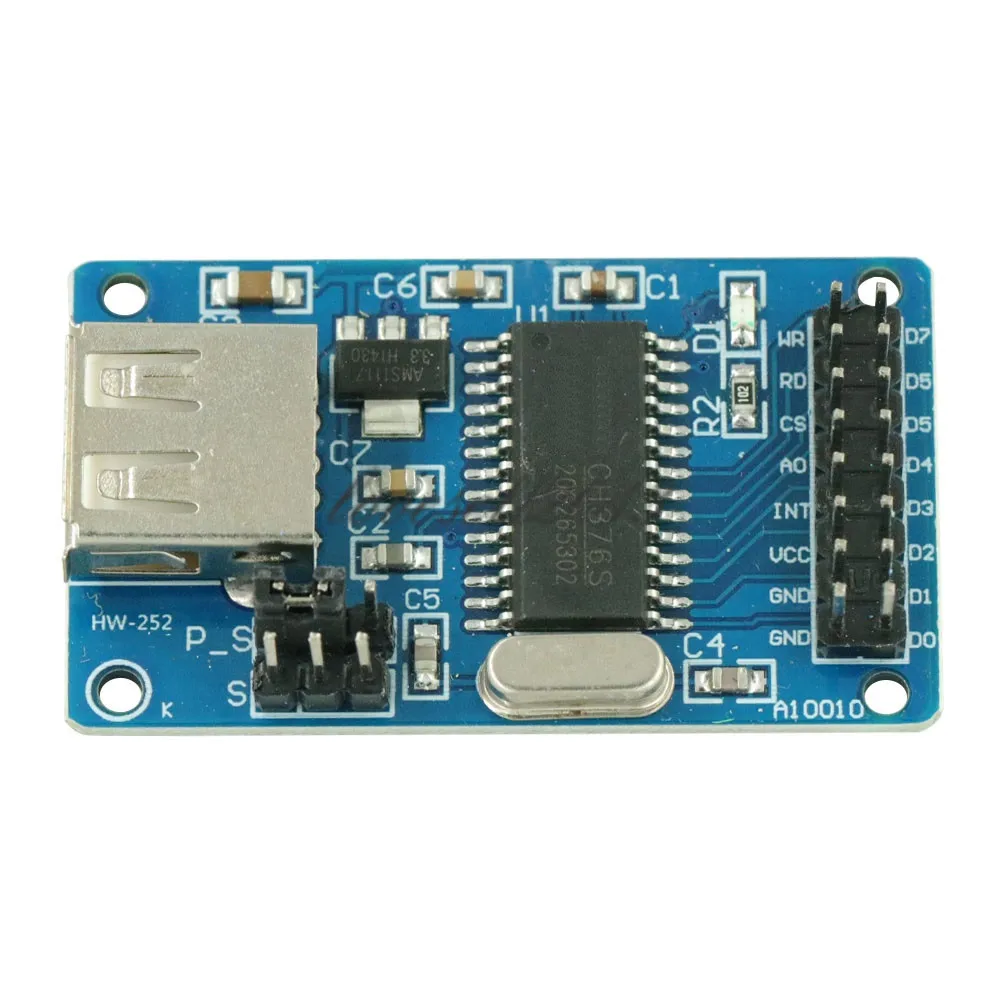 1 шт. CH376S USB модуль U диск/SD кардридер модуль USB хост модуль Плата