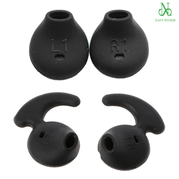 

Replacement Ear Tip for Samsung Galaxy S7 S7 edge S6 edge,Samsung Level U Bluetooth Earphone Earhook Ear Hook Cover Black White