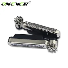 1 шт. лампа дневного света 8 СВЕТОДИОДНЫЙ АВТОМАТИЧЕСКИЙ Ветер мощность автомобиля ходовые огни Стайлинг нет необходимости внешний источник питания автомобиля дневного света