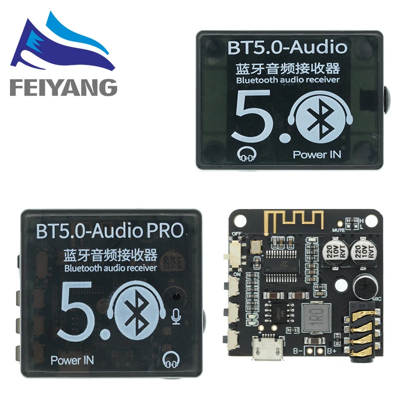 Mini récepteur Audio Bluetooth 5.0 décodeur BT5.0 PRO lecteur MP3 sans perte Module amplificateur de musique stéréo sans fil avec étui