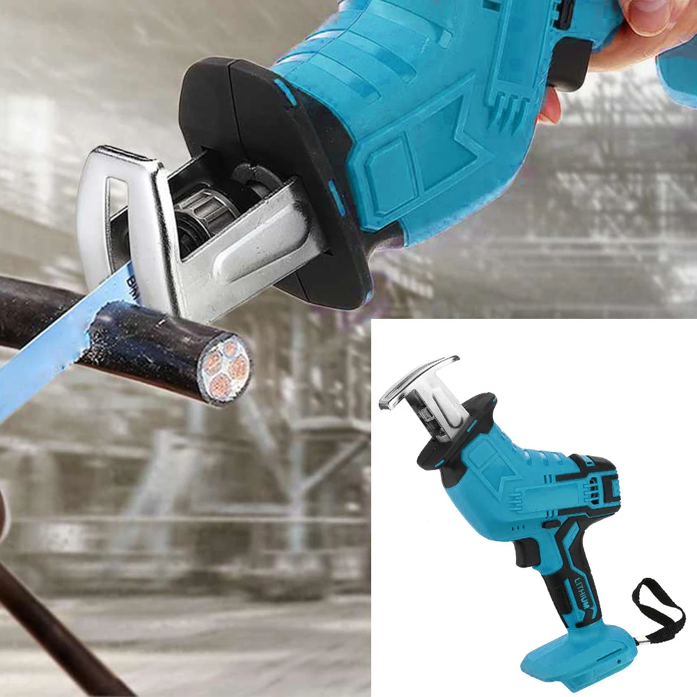 

18V Cordless Reciprocating Saw Portable Replacement Electric Saw Metal Wood Cutting Machine Tool For Makita 18V Battery