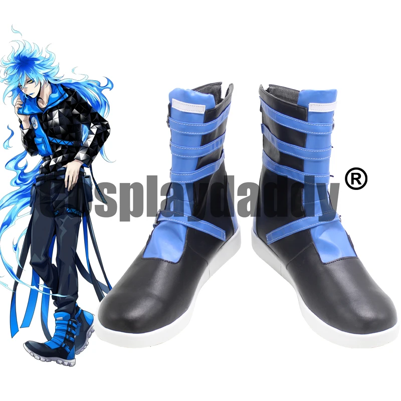 Twisted Wonderland Night Raven College Ignifuhyde Dormitorio Idia Shroud Cosplay Scarpe Stivali X002
