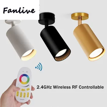 

Mi Light Dimmable Led Bulb 4W GU10 RGBW Surface mounted downlight Spot light led Lamp 2.4G RF LED Remote Control Downlight