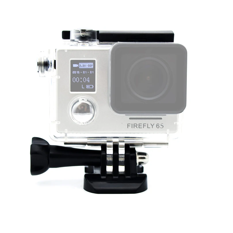 FIREFLY ABS Waterproof Protective Action Camera Case, Wide-Angle/Undistorted Version