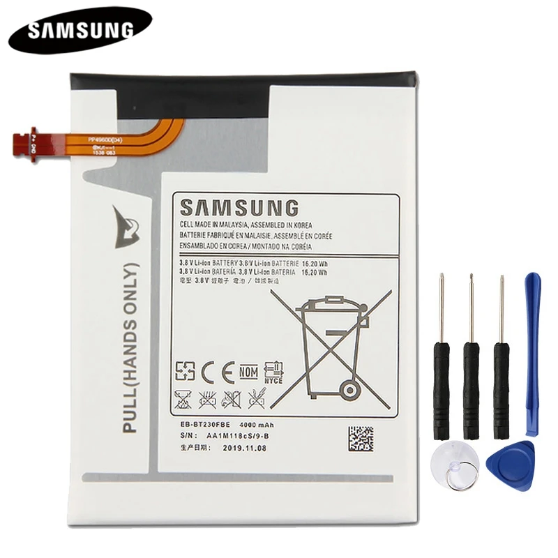 Original Tablet Battery Eb-bt239abe Eb-bt230fbe Eb-bt230fbu For Samsung  Galaxy Tab 4 7.0 Nook Sm-t230 Sm-t231 Sm-t235 4000mah - Mobile Phone  Batteries - AliExpress