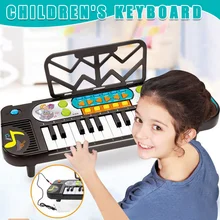 Клавиатура пианино для детей многофункциональная зарядка электронное пианино Игрушка USB порт M09