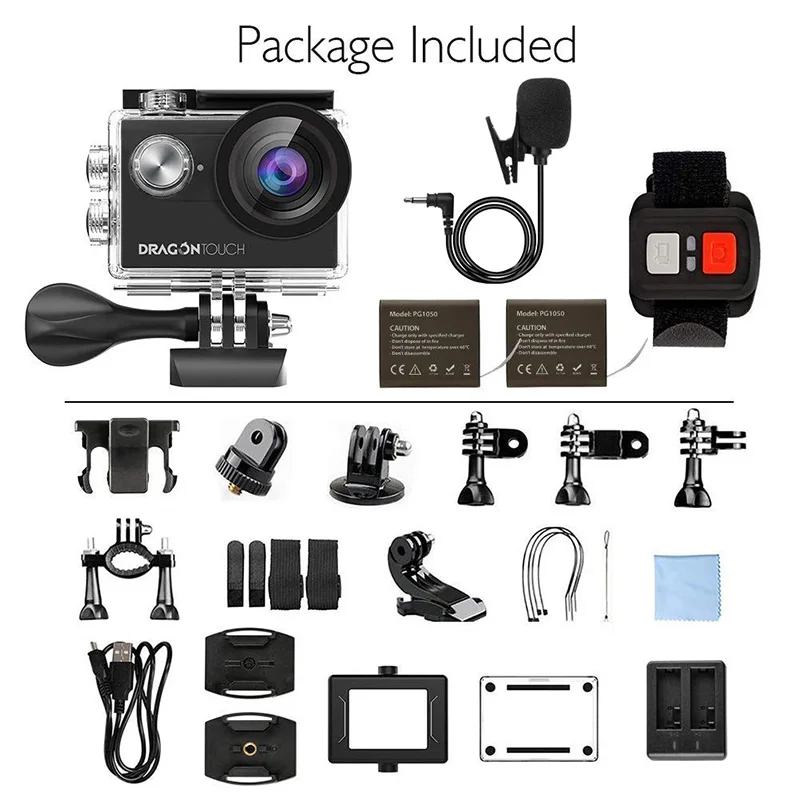 Touch action. Камера dragon touch 4k. видеокамера с оптической стабилизацией. camera vision. 4k eis action camera reedtock.