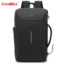 COOBELL Backpack Business Fashion Travel Anti-theft Backpack Multifunctional 15.6Inch Nylon Waterproof USB Laptop Backpack
