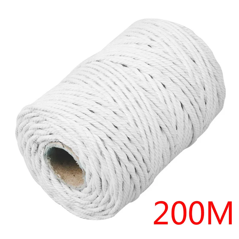 Шнур из мягкого хлопка 2 мм * 200 м|Шнуры| |
