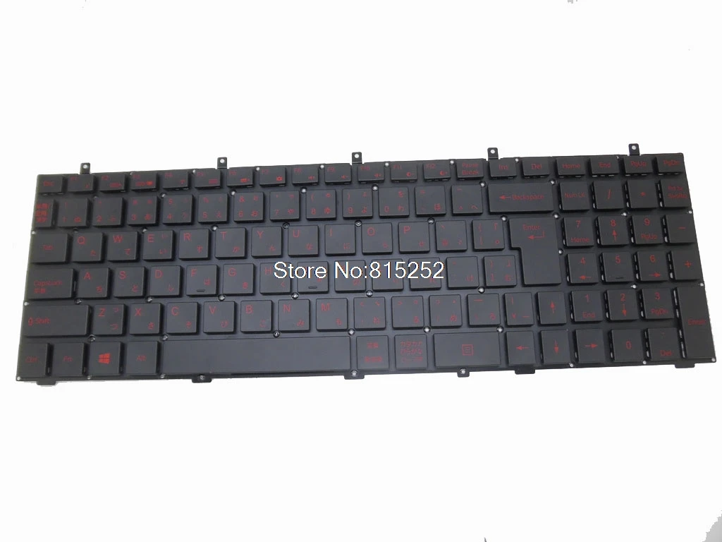 

Laptop Keyboard TFM14G58J0J8523 KBDR15A008-4130 002-12A38LHA10 Without Frame JAPAN JP No Backlight Film