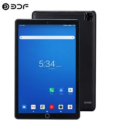 BDF – tablette Pc de 10.1 pouces A10, Android 9.0, Octa Core, caméra arrière de 5mp, double 4G, appel téléphonique, type c, GPS, Bluetooth, Wifi, nouveauté 