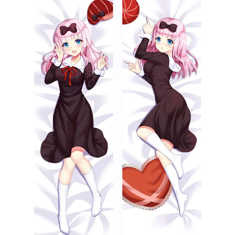 Аниме kaguya sama: love is war наволочка Dakimakura сексуальная девушка 3D двухстороннее постельное белье обнимающие наволочки для подушек BM02 - Цвет: Polyester