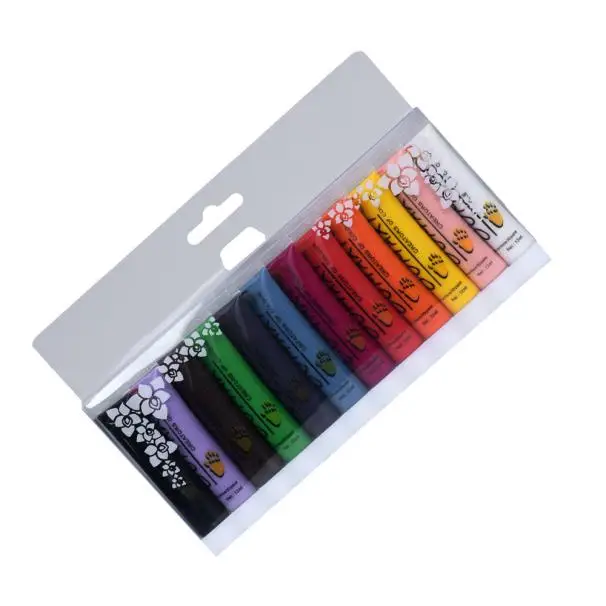 12ml Capacity 1 SET 12 Colors Painting Acrylic 3D Nail Art Paint Tube Draw Tip UV Gel high quality Anne | Красота и здоровье