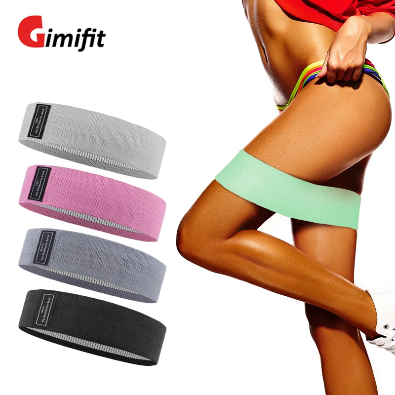 

Эластичная спортивная лента для йоги Gimifit, набор из 3 предметов