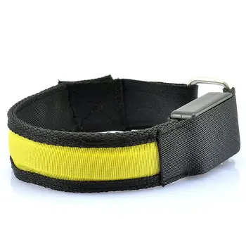 

Bike Arm Warmer Belt LED Luminous Armband LED Safety Sports Belt Strap Snap Wrap Light Up Arm Band LED Armband