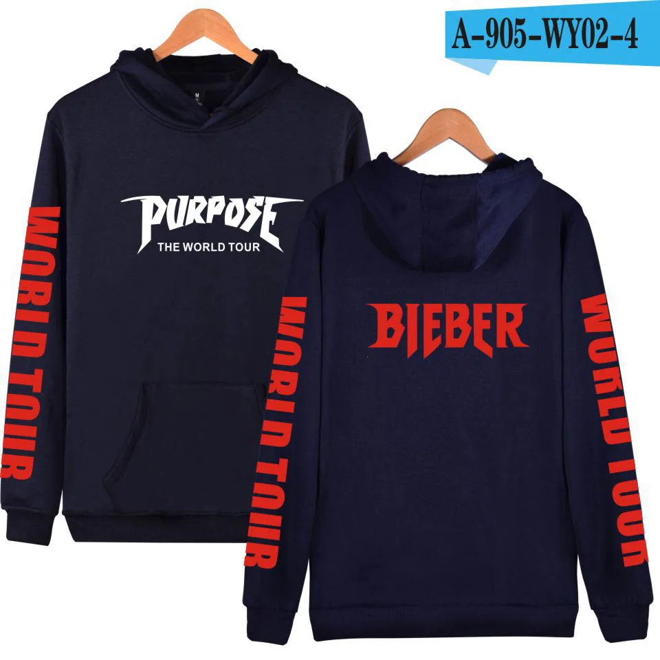 Горячая Джастин куртки Bieber с капюшоном свитшоты известный бренд толстовки высокого качества человек буквы Целевая экскурсионная уличная одежда пуловер - Цвет: blue