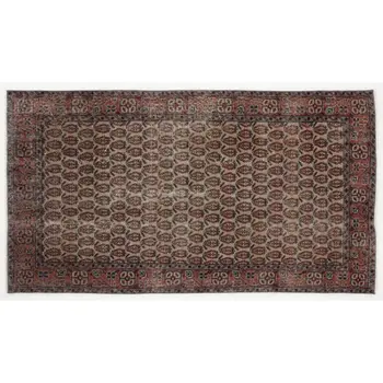 

Handmade Natural Vintage Turkish Area Rug 112x204 Cm-3'8''X6'8''
