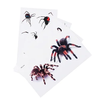

20 Sheets Halloween Accessories Tattoos Sticker Halloween Face Decals for Face