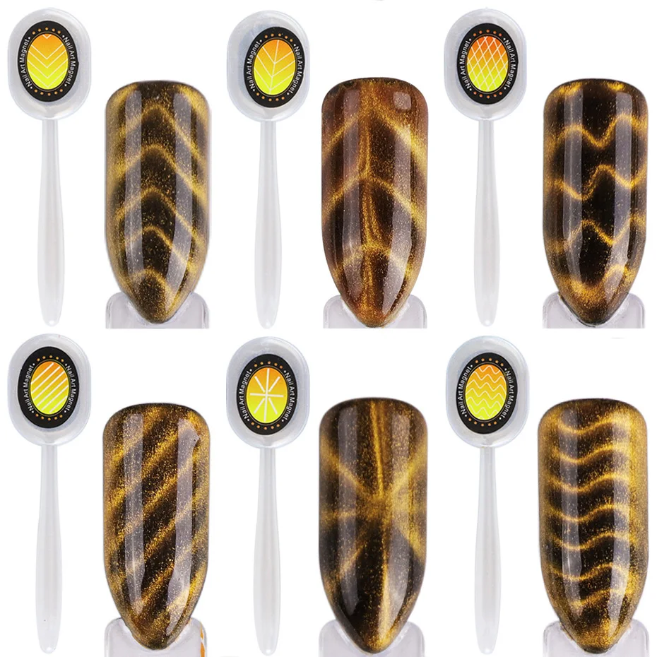 Cat Eyes Nail Art Magnet Stick for UV Gel Polish Multi-funcation Magnetic Board Gel Varnish Painting Pen Line Drawing Tool #1612