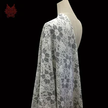 Италия мягкий холлоут стрейч трикотажные вышитые кружева скрепленные шерсть двойной слой ткань для зимнее пальто платье tessut SP5909