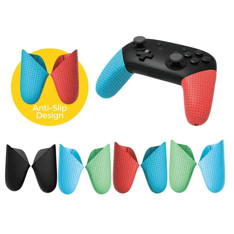 Controlador de juego tapas de palancas de pulgar cubierta de silicona Anti-slip controlador de juego Protector para Switch Pro cubierta de silicona