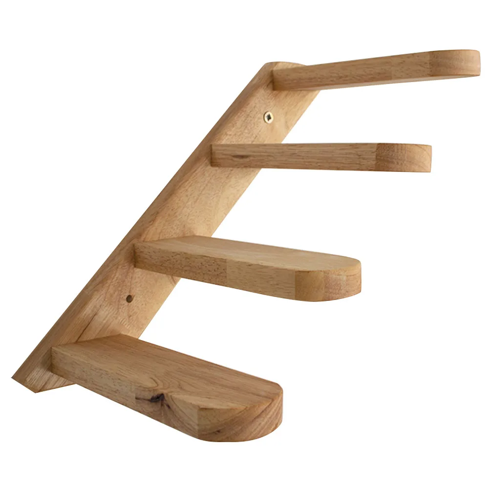 Najtaniej Pet Gifts Home drabina Springboard do montażu na ścianie zabawka dla kota z litego drewna stabilna wspinaczka kotek okno krok schody łatwa instalacja