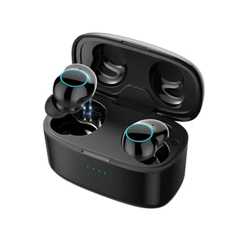 

Touch-Controlled Bluetooth 5.0 Wireless Stereo Earphones Sports Earbuds with Mic Charging Box IPX5 Waterproof
